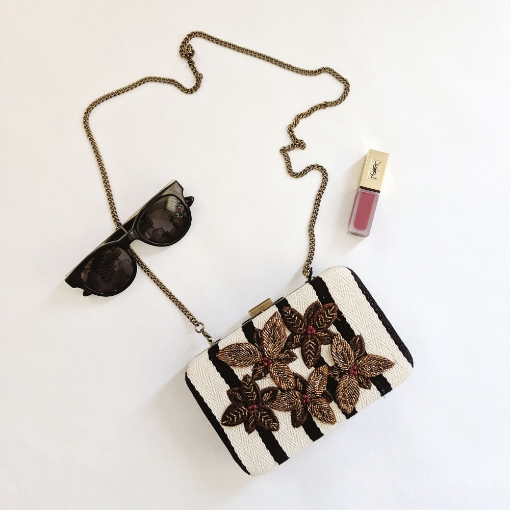 Zara Beaded Clutch NWT
